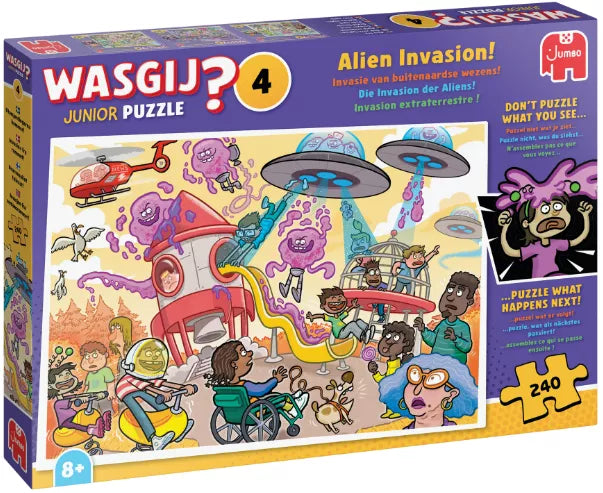 Wasgij Junior 4 – Invasie van Buitenaardse Wezens! | 240 stukjes